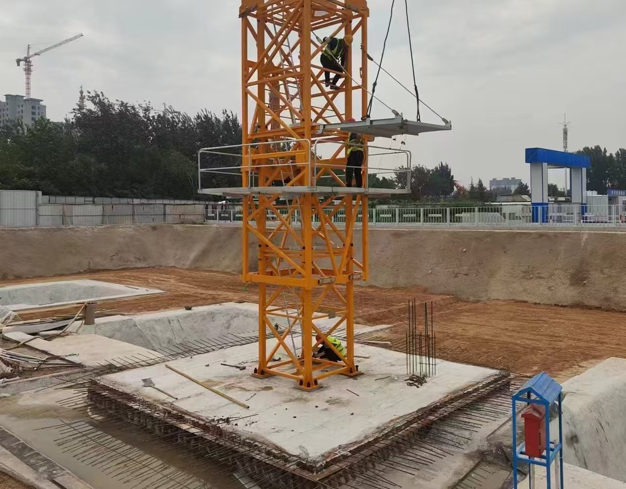 Installation Site of Tower Crane Base