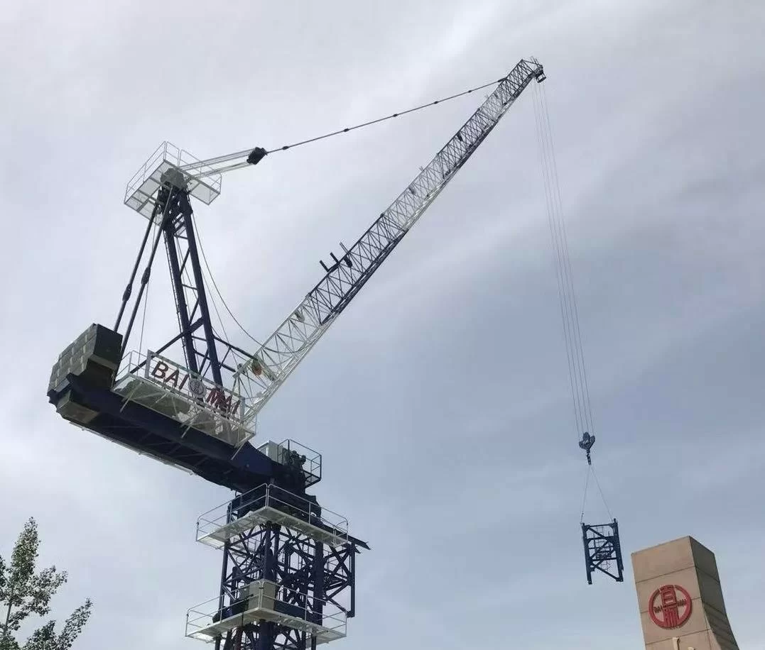 QTD4522-6/8t luffing jib tower crane	
